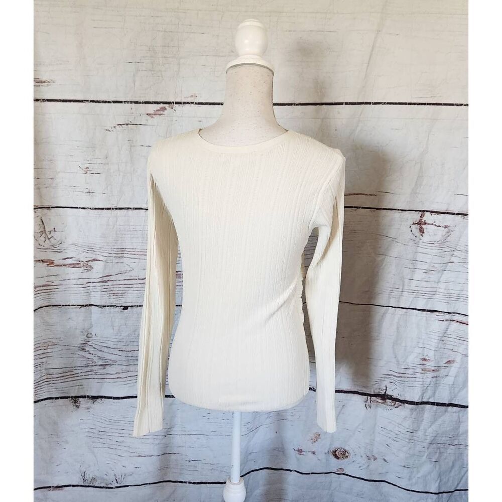 Frame Wrap Front Sweater Size Medium - image 4